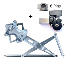 Front Right Window Regulator W/Motor 6 Pins for Toyota RAV4 ACA20/22R 2 Dr 00-06