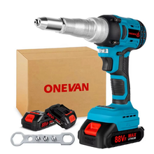Load image into Gallery viewer, 20000N 720W Brushless Electric Rivet Gun 2.4~5.0mm Cordless Rivet Nut Gun Drill Insert Power Tools for Makita Battery