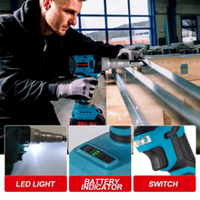 Load image into Gallery viewer, 20000N 720W Brushless Electric Rivet Gun 2.4~5.0mm Cordless Rivet Nut Gun Drill Insert Power Tools for Makita Battery