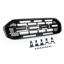 Load image into Gallery viewer, Aftermarket Fit for Ford Ranger Raptor Grille 2018-2020 Black Front Bumper Replacement