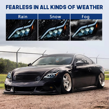 Load image into Gallery viewer, HCMOTIONZ LED Headlights for Infiniti G37 2008-2013 DRL Start up Animation Q60 Coupe Convertible 2014-2015 Car Front Lamps