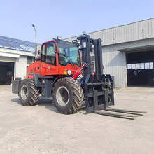 Load image into Gallery viewer, New Design 2024! Japanese Engine CE ISO Certificate 3.5Ton 4ton 5ton 4x4 Off-road Forklift for Sale