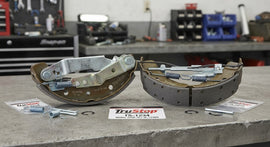 TruStop Brake Shoe Set with Handbrake Lever – Replacement Bike Brake Kit