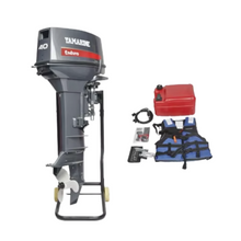 Load image into Gallery viewer, Yamarine 15HP 63V Outboard Motor Engine New Replacement with Gasoline or Electric Fuel