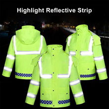 Load image into Gallery viewer, Cartoon Print Multicolour 300D Oxford Raincoat Impermeable PE Full Pants Suit-style Jacket PVC Top Fabric Stock Lot Raincoat