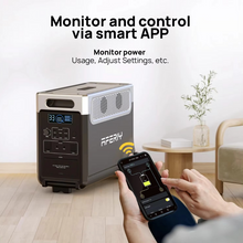 Load image into Gallery viewer, App Function 3840Wh Home Using Pure Sine Wave Campsite RV Power Station Solar Generator with Smart BMS System Power Station