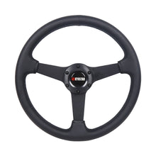 Load image into Gallery viewer, 350mm 14inch Flat Leather Steering Wheel