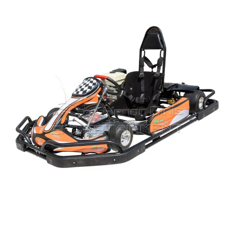 Outdoor and Indoor Park Rides Amusement 1 Seat Mini Gasoline Go Kart