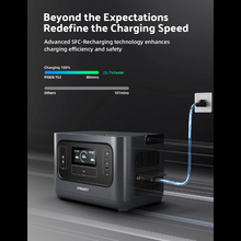 Load image into Gallery viewer, PISEN 1000W Home Backup Solar Power Generator 540Wh LiFePO4 Battery 800W AC Input MPPT Controller Portable Power Station