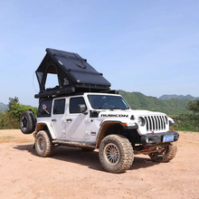 Load image into Gallery viewer, 210x130x150cm Aluminum Hard Shell Suv Pop up New Style Triangle Car Roof Top Tent