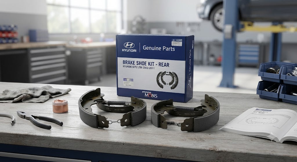 Hyundai Getz Brake Shoe Set – Rear Drum Brake Shoes Replacement
