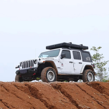 Load image into Gallery viewer, 210x130x150cm Aluminum Hard Shell Suv Pop up New Style Triangle Car Roof Top Tent