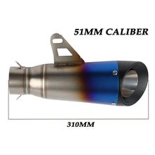 Load image into Gallery viewer, 51mm Universal Motorcycle Exhaust SC Muffler Pipe-1