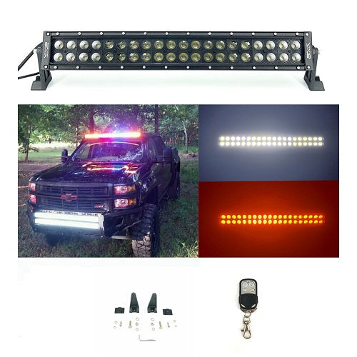 Dual Color Strobe 54 Inch Led Light Bar-0