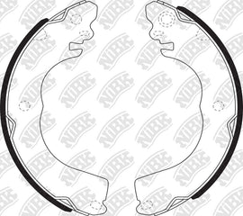 NIBK FN1267 Mitsubishi Nissan Peugeot Brake Pads