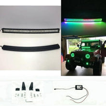Load image into Gallery viewer, 54&quot; Curved RGB Chasing Halo Light Bar-0