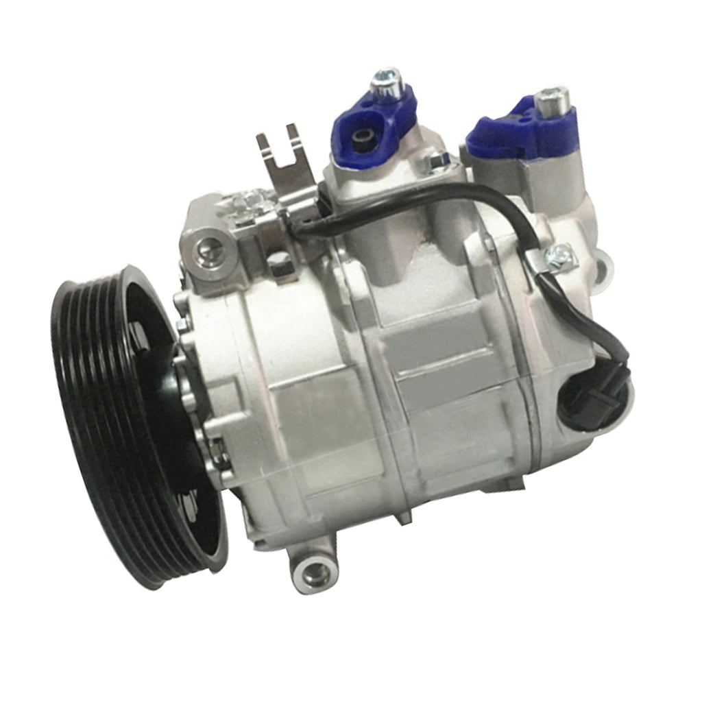 AC Compressor & Clutch Suitable for Audi Q7 3.0L Diesel CRCA 2007-15 R134a PAG46-3