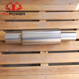 FUP-006 Universal 3.5in Inlet 4.5in Outlet Custom Titanium Muffler 300-350mm