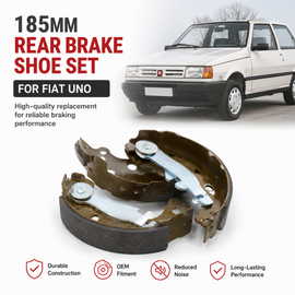 185mm Rear Brake Shoe Set for Fiat Uno