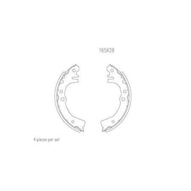 165mm Trustop Brake Shoes