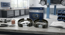 180mm Brake Shoe Set for Ford Fiesta – Rear Drum Brake Shoes Replacement