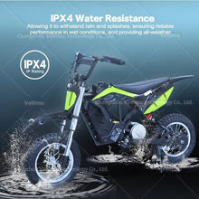 Load image into Gallery viewer, 2024 Newest Legal Mini Dirt Bike Spring Damper Kids Motocross 15 Mph High Range Off Road E Motorbike Electric Motorcycle