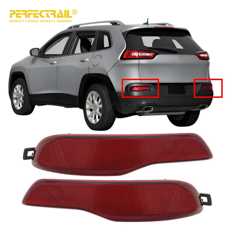 PERFECTRAIL 68105144AC 68105145AC Factory Car Body Parts Rear Bumper Reflector for Jeep Cherokee 2014-2018
