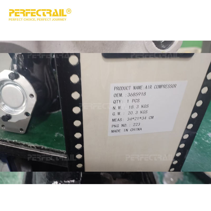 PERFECTRAIL 3685918 3687343 3690864 9111530190 Wholesale Heavy Duty Truck Parts Air Brake Compressor for Cummins ISX QSX Engine