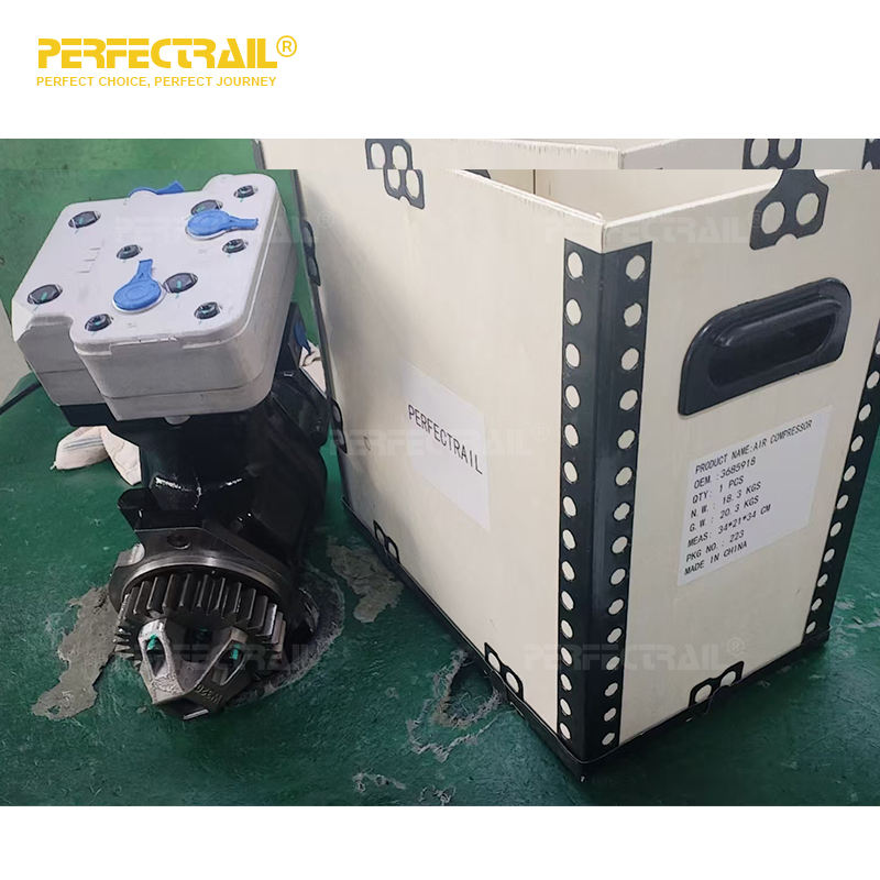 PERFECTRAIL 3685918 3687343 3690864 9111530190 Wholesale Heavy Duty Truck Parts Air Brake Compressor for Cummins ISX QSX Engine