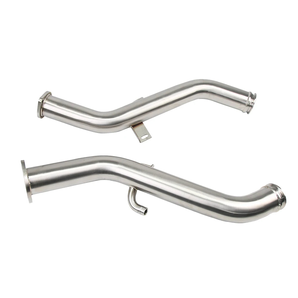 Infiniti Q50 2016-2024 Q60 2017-2022 Nissan Z 2023+ VR30DDTT 3.0T Stainless Exhaust Downpipe - Brushed