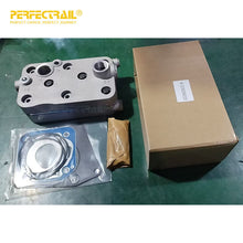 Load image into Gallery viewer, PERFECTRAIL 4123529222 Heavy Duty Truck Parts Air Brake Compressor Cylinder Head for Mercedes Benz Axor 2 Conecto O 345