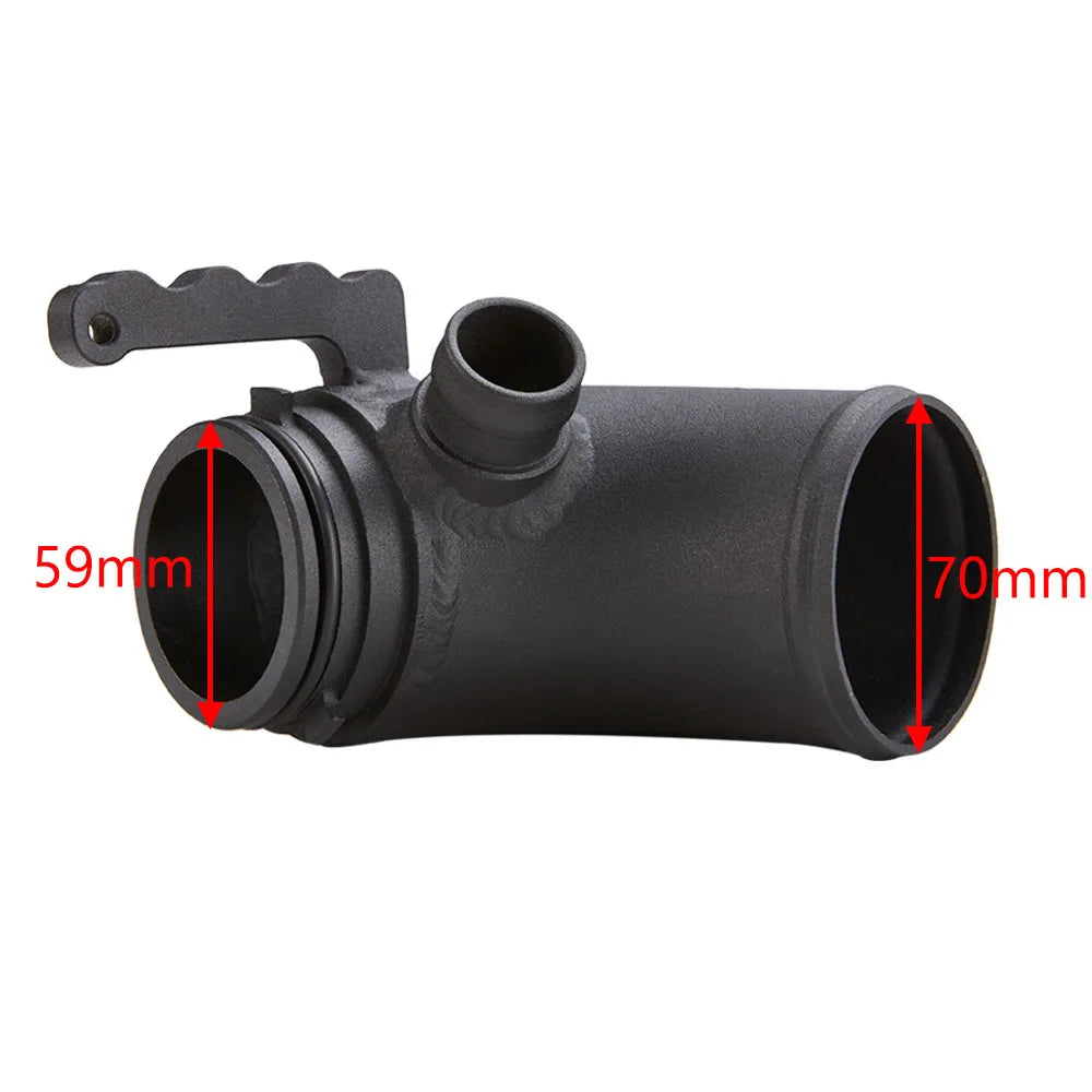 Black Aluminum Turbo Inlet Elbow for Volkswagen Audi S3 8V Fit VW Golf MK7 GTI 1.8T