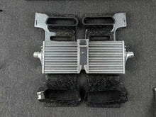 Load image into Gallery viewer, CNC Machined Performance Intercooler Kit for Porsche 992 Turbo for Turbo S with Carbon Fiber Shield High Flow