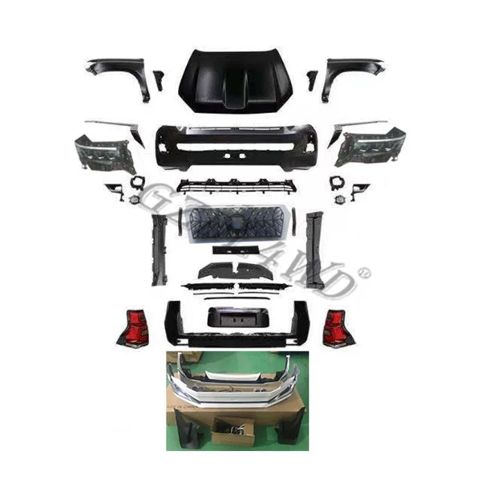Car Accessories Car Upgrade Body Kit Front Rear Bumpers Bodykit for Land Cruiser Fj150 LC150 2018+ Prado