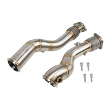 Load image into Gallery viewer, Catless Downpipe  for 2019+ BMW F97 X3M  F98 X4M  S58 3.0TT