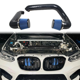 Color Customization Starting From One Piece Front Mount Cold Air Intake System for BMW F97 F98 X3M X4M S58 Engine Silico