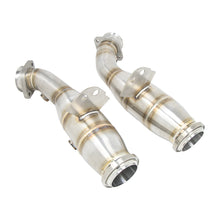 Load image into Gallery viewer, Customizable Laser logo C400/C450/C43 M276 3.0T Exhaust Downpipe 304 Stainless Steel Material High Performance TIG Weldi