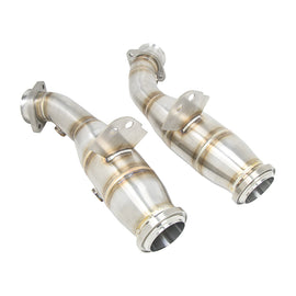 Customizable Laser logo C400/C450/C43 M276 3.0T Exhaust Downpipe 304 Stainless Steel Material High Performance TIG Weldi