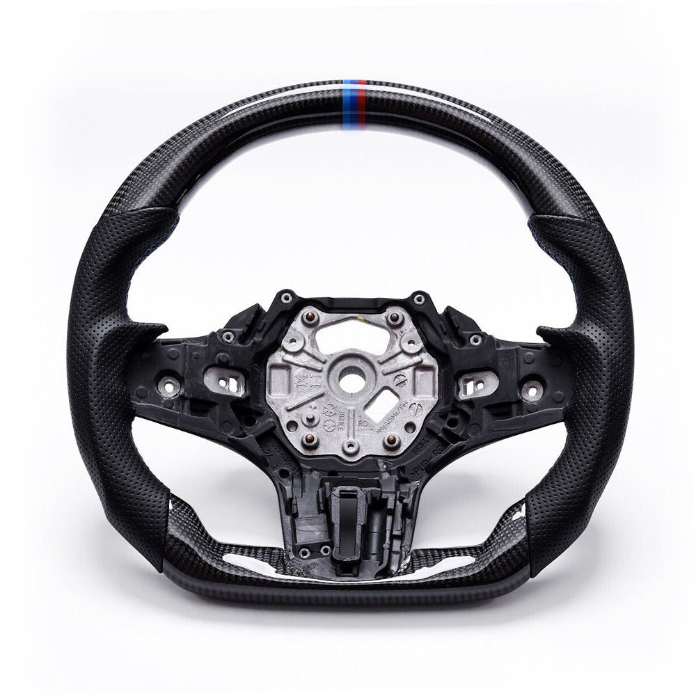 Customized Carbon Fiber Flat Sport Steering Wheel for BMW F40 F44 G20 G80 G30