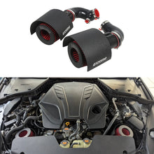 Load image into Gallery viewer, For 2016+ Infiniti Q50 Q60 3.0L Cold Air Intake Kit Pipe Twin Turbo VR30DDT Dedicated Fixed Position
