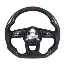 For Audi A3 17-22 /A4 17-20/ RS4 19-21/RS5 17-21/RS3 17-21/S3 16-21/A5 17-21/S4 16-20/S5 17-20 Carbon Fiber Steering Whe