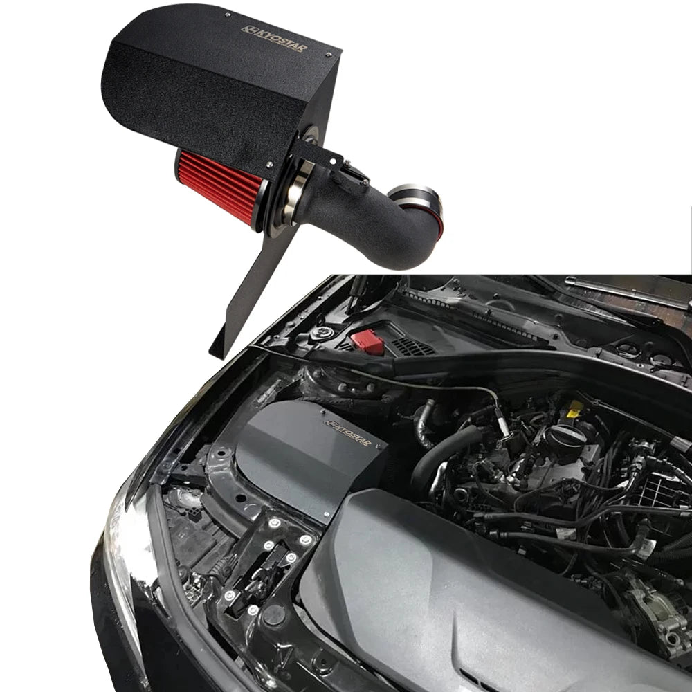 For BMW F3X B48 2.0L 320i 330i 420i 430i 230i Performance Aluminum Air Intake System Kit Cold Car