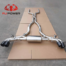 Load image into Gallery viewer, FUP-001 2020-2024 BMW X5M X6M F95 F96 4.4T Stainless Catback Exhaust System