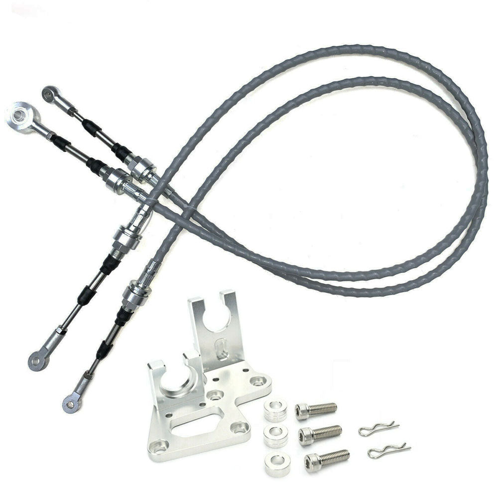 For RSX K20 K20A K24  K Swap Series EG  EK DC2 Race Shifter Cables &  Trans Bracket