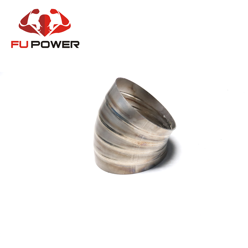 FUP-009 Universal 3.5in Titanium Pie Cuts 1.0D Tight Radius Exhaust Tubing