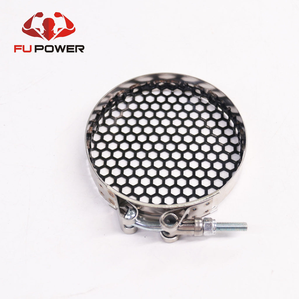 FUP-015 Universal 4.0in Stainless Steel Mesh Turbo Inlet Grill Guard Cover