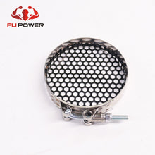 Load image into Gallery viewer, FUP-015 Universal 4.0in Stainless Steel Mesh Turbo Inlet Grill Guard Cover