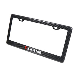 Real Carbon Fibre Black Licence Plate Frame - US Size