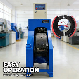 Safety Protection Brake Shoe Peeling Machine, Anti-Splash & Anti-Misoperation for Safe Use