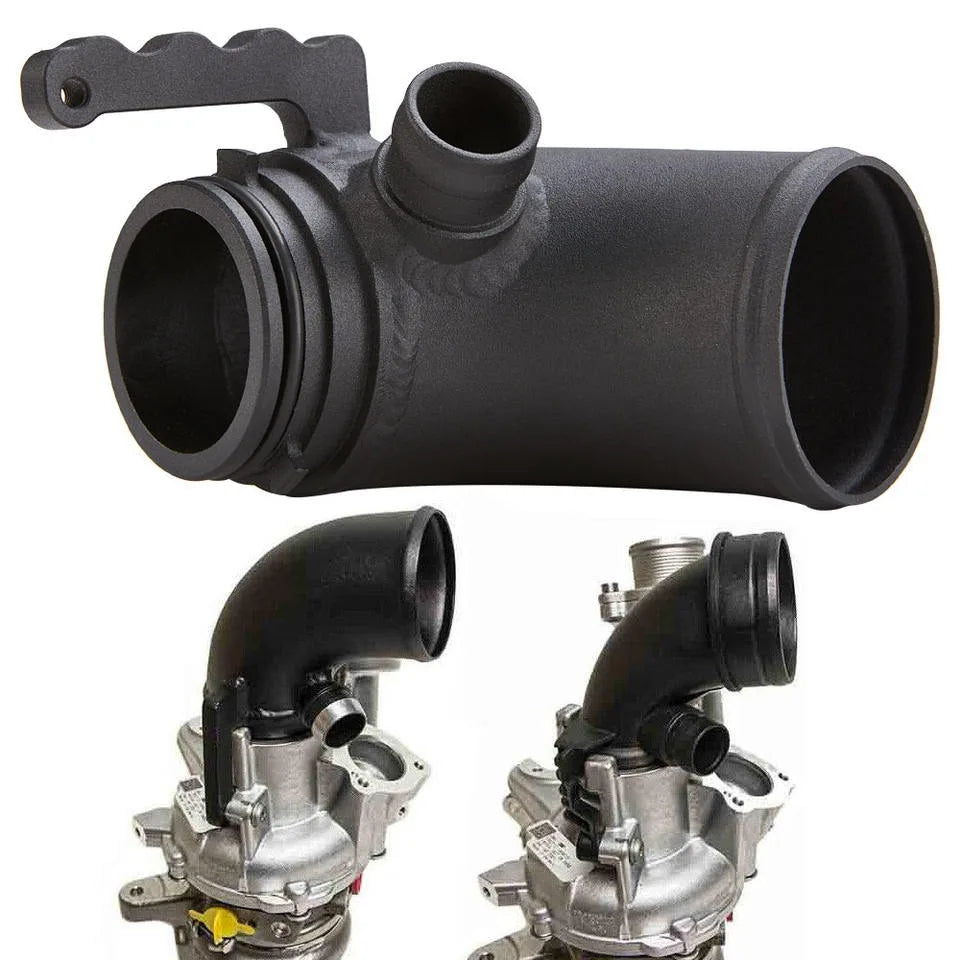 VW Golf MK7 Black Aluminium Turbo Inlet Elbow